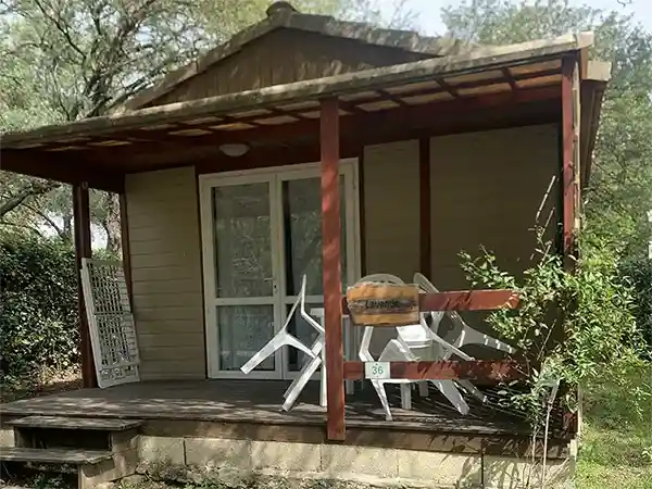 chalet camping Sommières