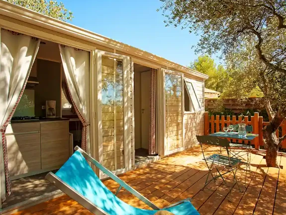 mobil home camping Sommières