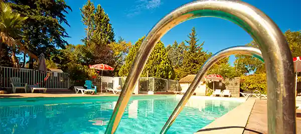 vue aérienne camping Olivier à Junas